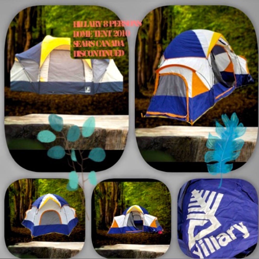 🫶🏻-SEARS 🇨🇦-Hillary 8 man nylon tent-